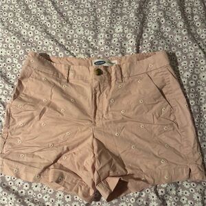 Old Navy Light Pink Women's Embroidered Shorts